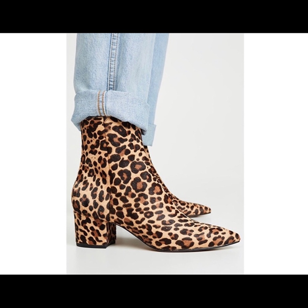 Dolce Vita Jac bootie leopard calf hair